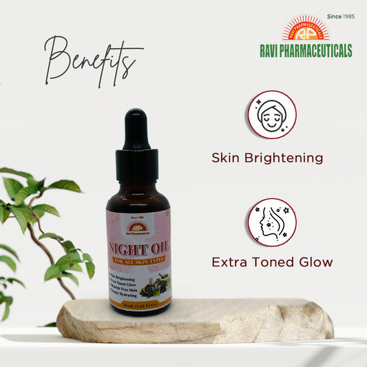 Ravi Pharmaceutical facial Oil | Ayurvedic Night Serum