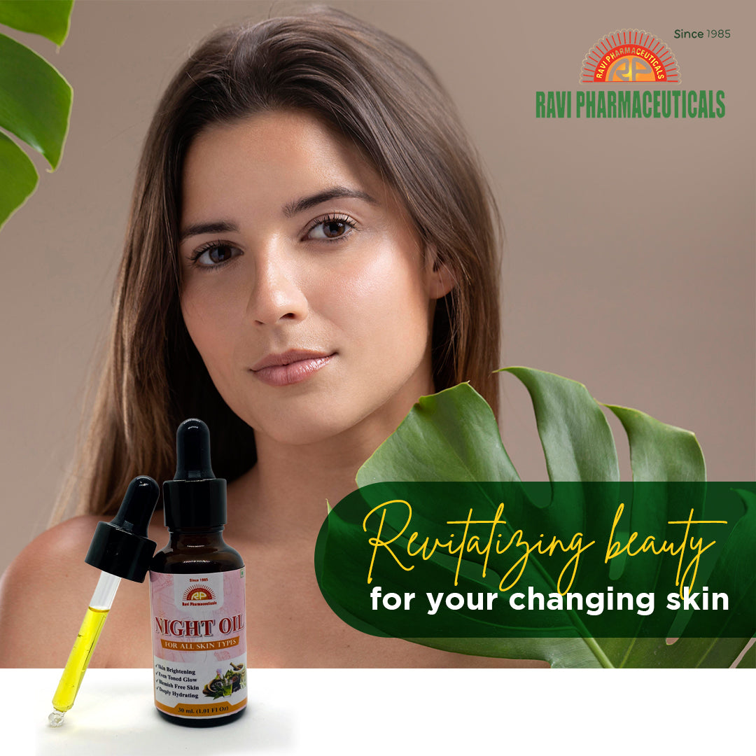 Ravi Pharmaceutical facial Oil | Ayurvedic Night Serum